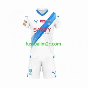 Fußballtrikots Al Hilal Kinder Auswärts Trikotsatz 2023-2024